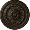 Ekena Millwork Chester Ceiling Medallion (Fits Canopies up to 2 1/4"), 15 3/4"OD x 1 7/8"P, Stone Hearth Crackle CM15CHSHC - alternate 1